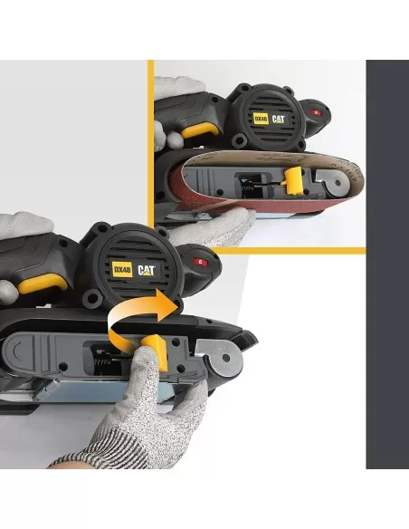 7 - Levigatrice a nastro 950w 75x533 Caterpillar DX48