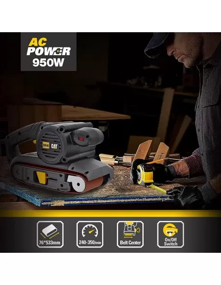 8 - Levigatrice a nastro 950w 75x533 Caterpillar DX48