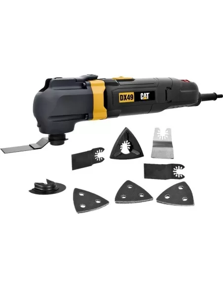 1 - Utensile multifunzione 350w con accessori caterpillar dx49