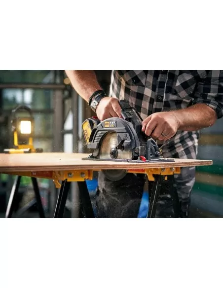 5 - Sega circolare brushless a batteria 18v Caterpillar DX53B solo macchina 5 - Sega circolare brushless a batteria 18v Caterpillar DX53B solo macchina