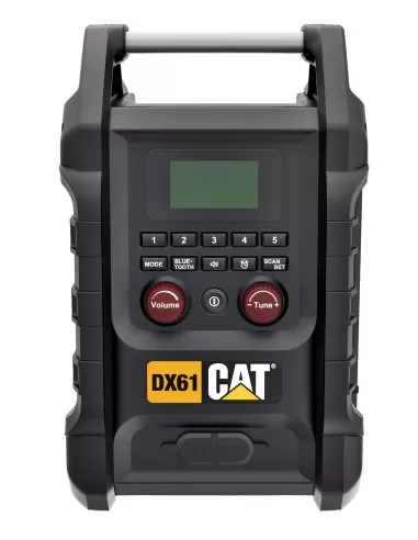 4 - Radio dab da cantiere bluetooth a batteria 18v Caterpillar DX61B solo macchina