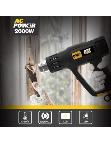 Pistola termica 2000w digitale Caterpillar DX87