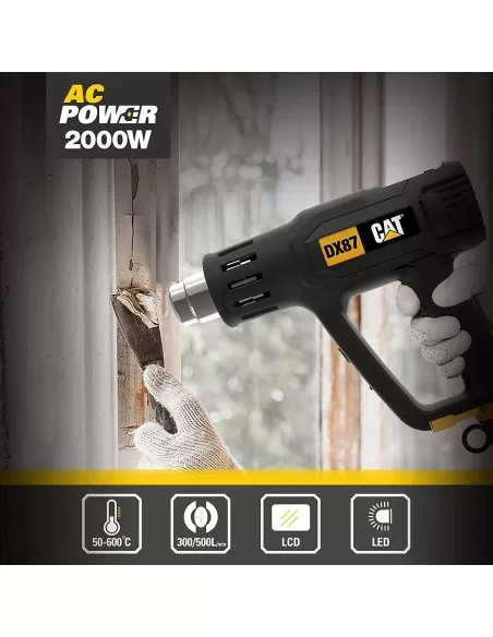 Pistola termica 2000w digitale Caterpillar DX87