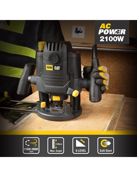 Elettro fresatrice verticale 2100w Caterpillar DX89