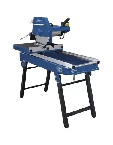 2 - Macchina tagliapietre ad acqua umido taglio 80x11cm lama 350mm Scheppach hsm3500