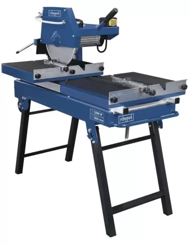 5 - Macchina tagliapietre ad acqua umido taglio 80x11cm lama 350mm Scheppach hsm3500