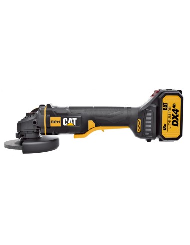 Kit smerigliatrice angolare brushless incluse 2 batterie 18v 4.0ah Caterpillar DX31B