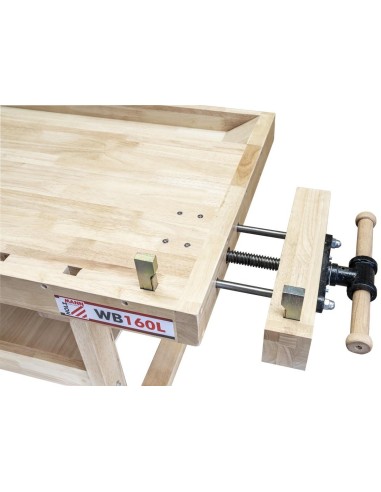 Banco da lavoro in legno officina falegname 1 cassetto holzmann wb160l