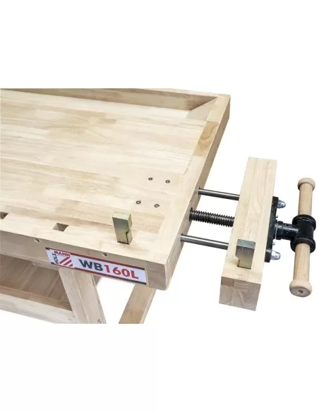 Banco da lavoro in legno officina falegname 1 cassetto holzmann wb160l