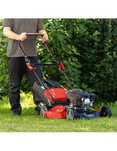 2 - Tagliaerba a scoppio semovente Scheppach ms161-46 6in1 150cc 46cm