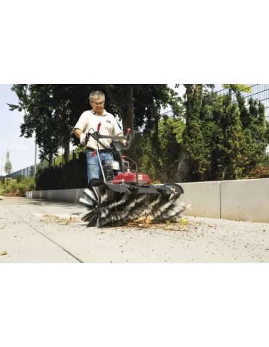 3 - Spazzatrice a scoppio multifunzione avviamento elettrico Scheppach sc2200pe