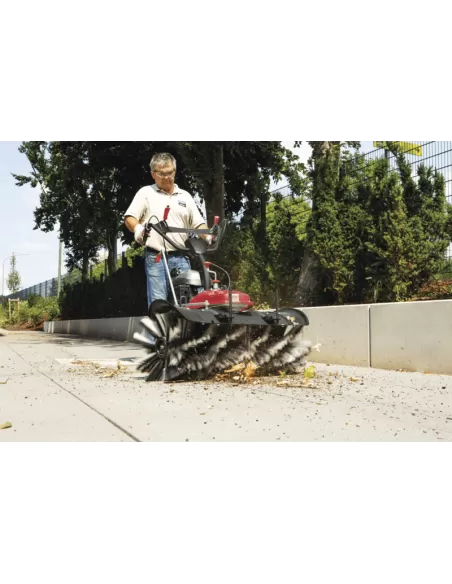 3 - Spazzatrice a scoppio multifunzione avviamento elettrico Scheppach sc2200pe