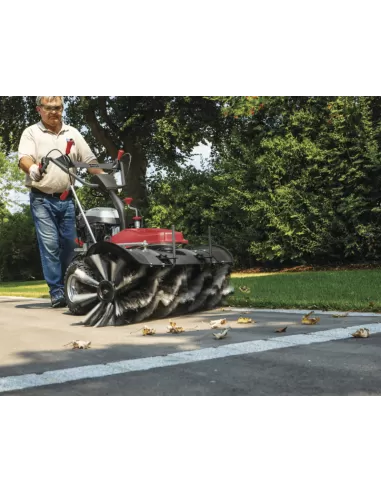 4 - Spazzatrice a scoppio multifunzione avviamento elettrico Scheppach sc2200pe