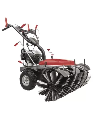 7 - Spazzatrice a scoppio multifunzione avviamento elettrico Scheppach sc2200pe