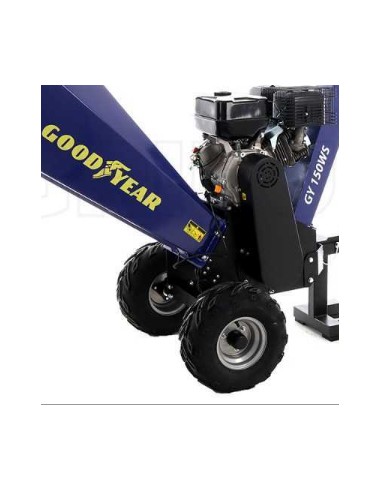 4 - Biotrituratore a scoppio professionale 420cc 15hp gy150ws GOODYEAR