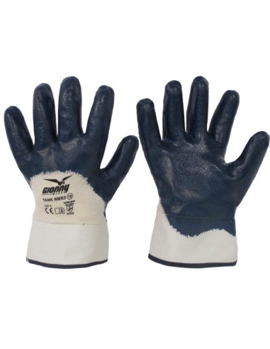Guanti lavoro spalmati in nbr dorso aerato manichetta in cotone Payper tank nbr3