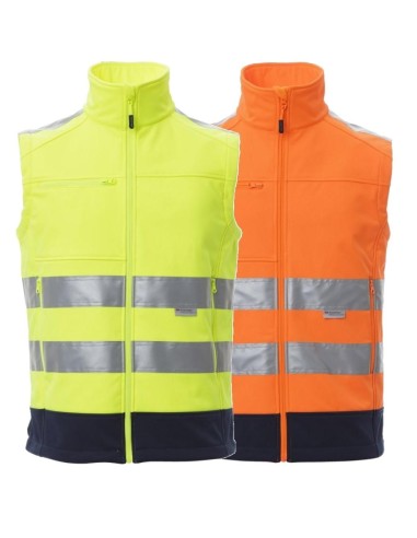 17 - Giubbino senza maniche alta visbilita' da lavoro Payper traffic