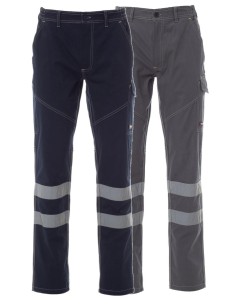 Pantaloni estivi da lavoro unisex bande riflettenti Payper worker reflex