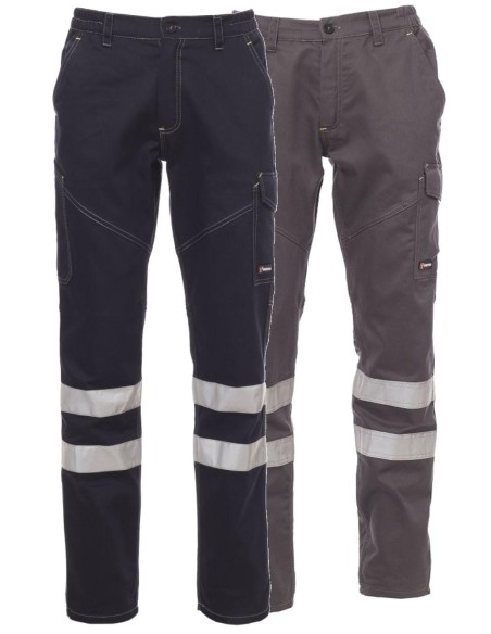 19 - Pantaloni invernali lavoro unisex bande riflettenti Payper worker winter reflex
