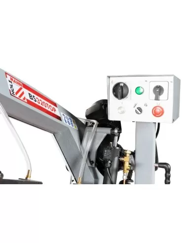 3 - Sega a nastro metallo con discesa manuale idraulica bs320top_400v holzmann