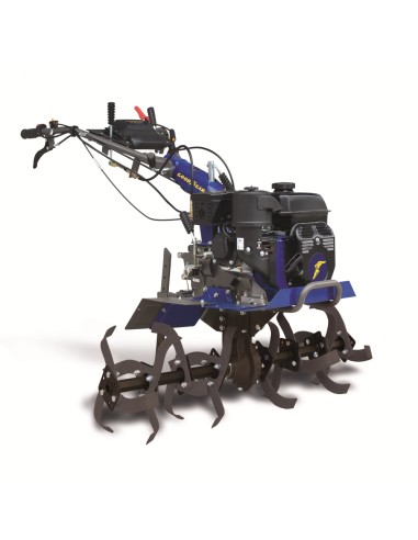 1 - Motozappa a scoppio 212cc cambio 4+2 retromarce fresa da 100cm GOODYEAR gy6000tl