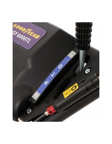 4 - Motozappa a scoppio 212cc cambio 4+2 retromarce fresa da 100cm GOODYEAR gy6000tl