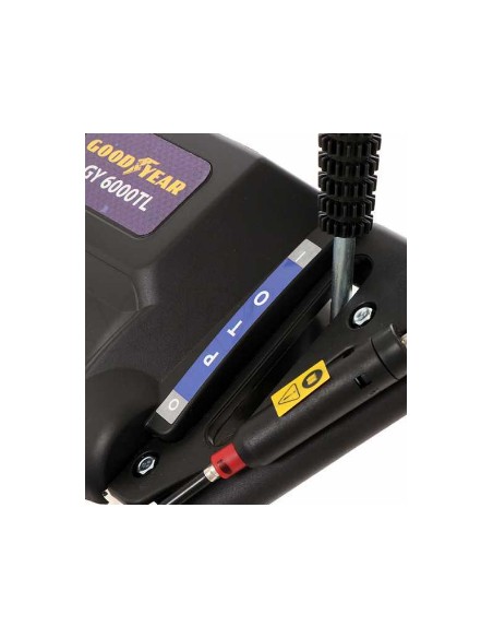 4 - Motozappa a scoppio 212cc cambio 4+2 retromarce fresa da 100cm GOODYEAR gy6000tl