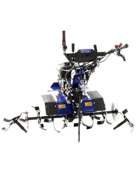 8 - Motozappa a scoppio 212cc cambio 4+2 retromarce fresa da 100cm GOODYEAR gy6000tl