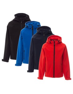 Giacca bambino con cappuccio soft shell Payper gale kids