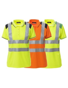 Polo donna manica corta alta visibilita Payper guard+lady