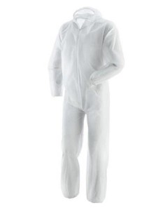 Kit 50 tute monouso da lavoro laminate con cappuccio Payper pp-u-01 coverall