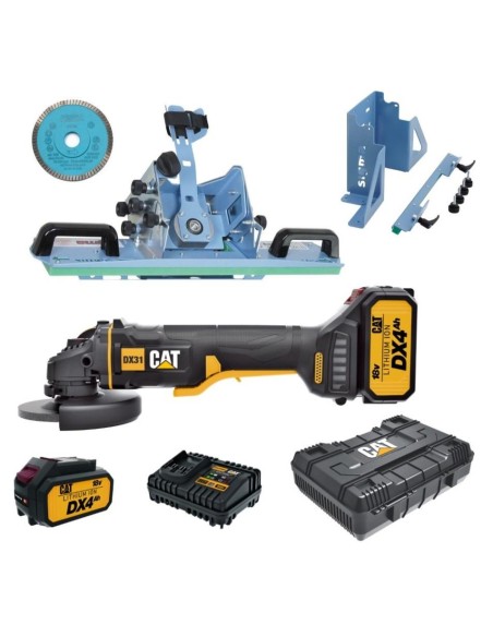 Smussatrice Sigma jolly edge 37a3d +kit fissaggio 37c +smerigliatrice cat dx31b