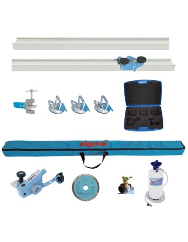 1 - Sigma tagliapiastrelle grandi formati 332 cm 8ae2 + kera flex ext + waterkit