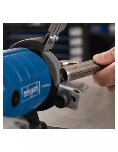 Smerigliatrice mola da banco lucidatrice flessibile Scheppach hg35 + kit frese