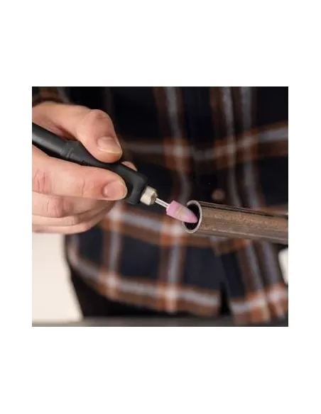 Smerigliatrice mola da banco lucidatrice flessibile Scheppach hg35 + kit frese