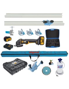 1 - Tagliapiastrelle 322cm Sigma 8ae2 + kera flex ext + smerigliatrice cat dx31b