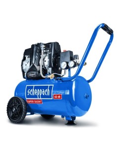 1 - Compressore supersilenziato bicilindrico 1,5 hp 8 bar 24l Scheppach hc25si