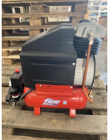 1 - Compressore aria lubrificato 6lt 0,8hp 400v FIAC boboair gms 100