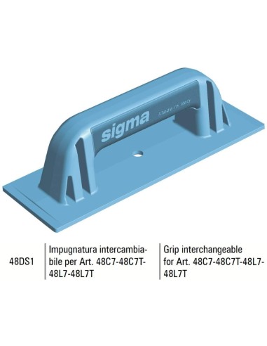 Impugnatura intercambiabile 48ds1 per frattazzo spugna Sigma