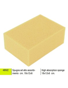 Spugna ad alto assorbimento cm 18x12x6 cm Sigma 48m2