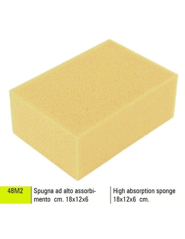 Spugna ad alto assorbimento cm 18x12x6 cm Sigma 48m2