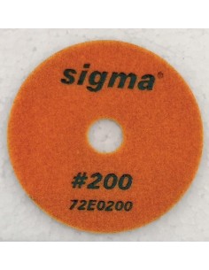 Mola diamantata Sigma 72e0200 grana 200 per finitura ø 100 con velcro