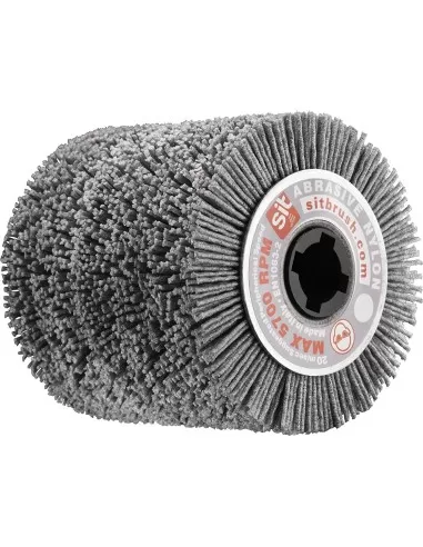 1 - Rullo per satinatrice 100x70x1,4mm 80gr in nylon abrasivo sit 1370