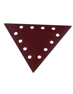 Kit 10 triangoli abrasivi grana 180 280x280x280mm levigatrici da muro Scheppach