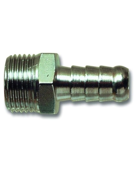1 - Attacco portagomma a resca con fileto maschio per aria compressa 3/8" 12