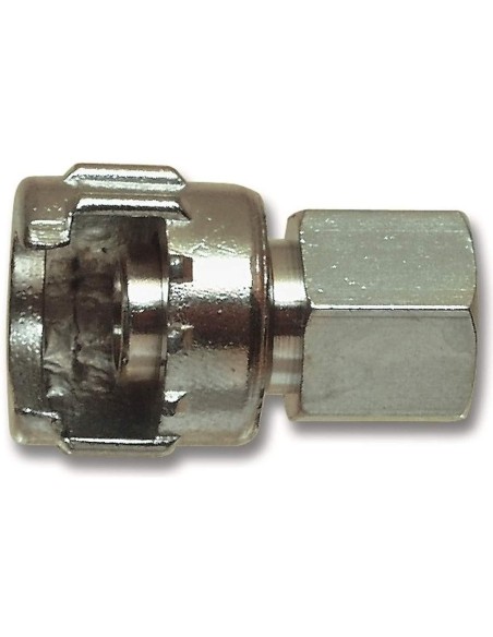 1 - Raccordo con dado fresato con filetto femmina 3/8