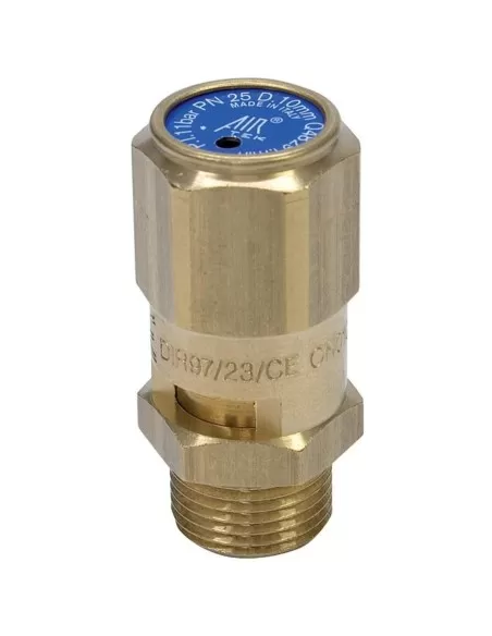 Valvola omologata cee con filetto maschio per compressore 1/4