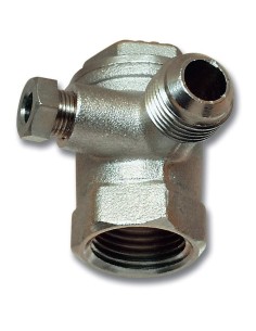 Valvola di ritenuta verticale con filetto maschio e femmina per compressore 1/2