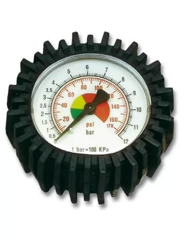 1 - Manometro per pistola gonfiaggio pneumatici per compressore ø80