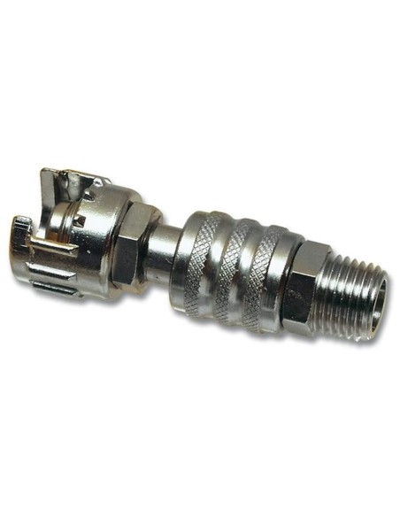 Rubinetto con dado fresato a corsoio per compressore 1/4